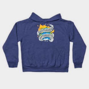 Cautiously Optimistic Kids Hoodie